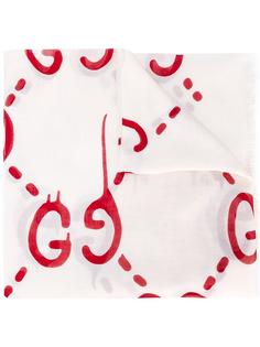 платок с принтом логотипа Gucci