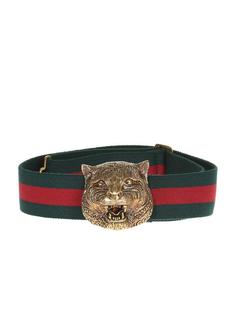 feline head belt Gucci