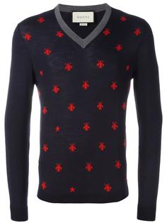 свитер с вышивкой  Gucci