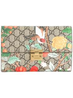 клатч Padlock GG Blooms Gucci
