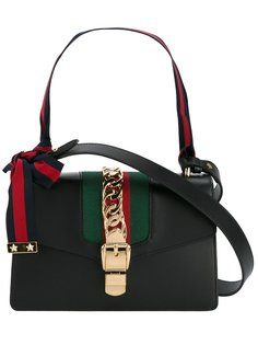сумка на плечо Silvie Ribbon Gucci