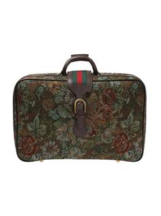 чемодан из гобеленового полотна с узором Gucci