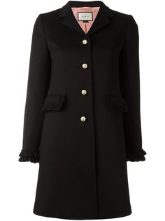 однобортное пальто Gucci