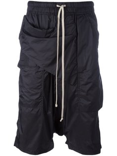 шорты с заниженной шаговой линией Rick Owens DRKSHDW