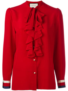 блузка "Sylvia Web Georgette" Gucci
