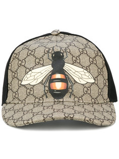 бейсбольная кепка "GG Supreme" с принтом пчелы  Gucci