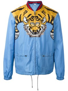куртка-бомбер с принтом тигра Gucci