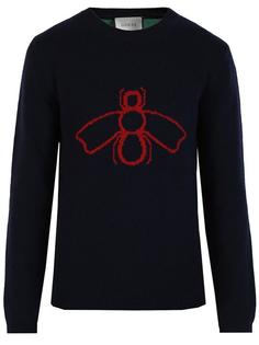 свитер с принтом пчелы  Gucci