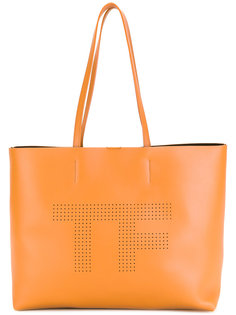 сумка-тоут с перфорированным логотипом Tom Ford