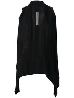 кардиган без рукавов  Rick Owens