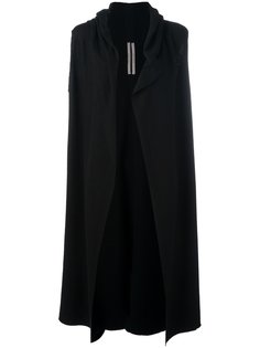 удлиненный кардиган без рукавов  Rick Owens