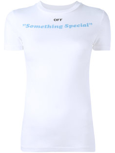 футболка с принтом Something Special Off-White