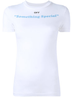 футболка с принтом Something Special Off-White
