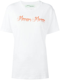 футболка с принтом mirror mirror Off-White