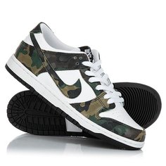 Кеды кроссовки высокие Nike Sb Zoom Dunk Low Pro Legion Green