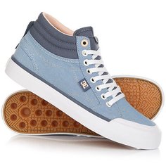 Кеды кроссовки высокие женские DC Evan Hi Tx Se Denim