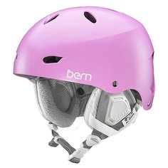 Шлем для сноуборда Bern Brighton Satin Hot Pink/Grey Liner
