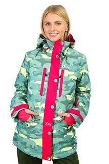 Куртка утепленная женская Picture Organic May Blue Camo Print