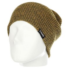 Шапка носок Neff Daily Double Beanie Green/Gold