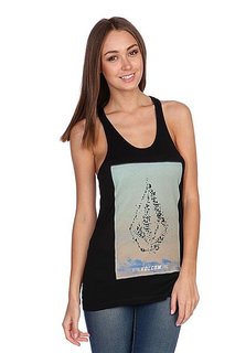 Майка женская Volcom Printed Stone Only Tank Black