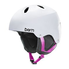 Шлем для сноуборда детский Bern Team Diabla Satin White/Black Cordova Earflaps
