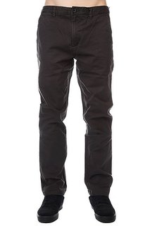 Штаны прямые Analog Ag Chino Pant Dark Charcoal