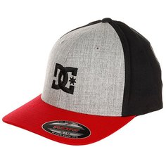 Бейсболка классическая DC Cap Star 2 Chili Pepper/Grey