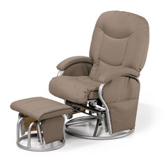 Кресло-качалка для мамы Metal Glider, Hauck, creme