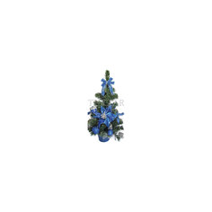 Елка декоративная с синими украшениями, 50 см Tukzar
