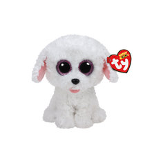 Мягкая игрушка "Щенок (белый) Pippie , 15 см", Beanie Boos, Ty