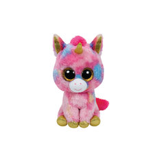 Мягкая игрушка "Единорог Fantasia 15 см", Beanie Boos, Ty