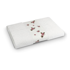 Полотенце махровое 50*90 Розали, Cozy Home, белый
