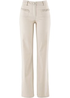 Стрейтчевые брюки Марлен (ночная синь) Bonprix