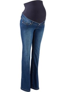 Для будущих мам: джинсы Flared (синий «потертый») Bonprix