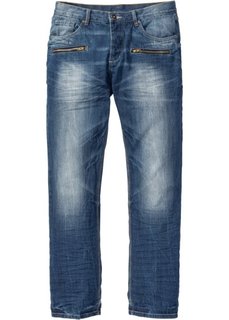 Джинсы Regular Fit Straight, длина (в дюймах) 32 (синий «грязный») Bonprix