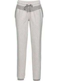 Длинные спортивные брюки (меланж ночной сини) Bonprix