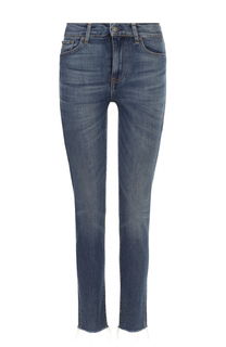 Укороченные джинсы-скинни с потертостями Polo Ralph Lauren