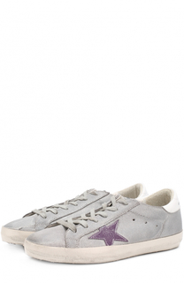Кожаные кеды с потертостями Golden Goose