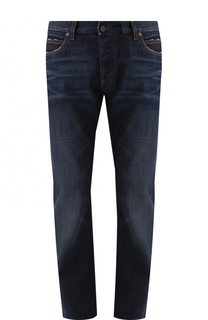 Джинсы прямого кроя с контрастной прострочкой Dolce & Gabbana