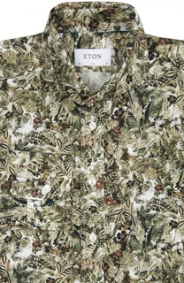 Приталенная рубашка с принтом Eton