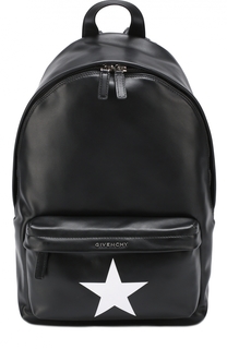 Кожаный рюкзак с логотипом бренда Givenchy