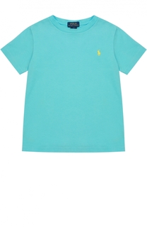 Футболка джерси с логотипом бренда Polo Ralph Lauren