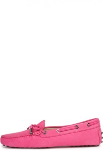 Кожаные мокасины Heaven с бантом Tod’s Tods