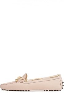 Замшевые мокасины Heaven с бантом Tod’s Tods