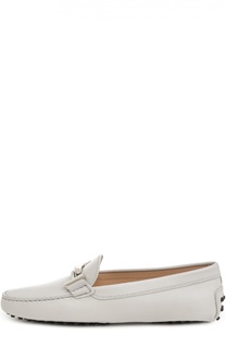 Кожаные мокасины Gommini с пряжкой Tod’s Tods