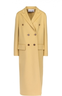 Двубортное пальто с остроконечными лацканами Valentino