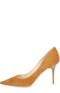 Замшевые туфли Agnes на шпильке Jimmy Choo