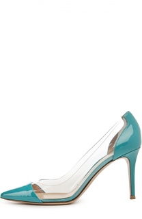 Лаковые туфли Plexi на шпильке Gianvito Rossi