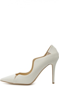 Кожаные туфли Tamika с фигурным вырезом Jimmy Choo