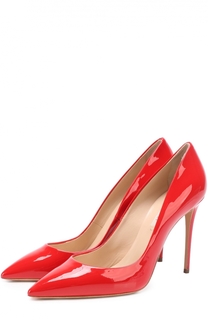 Лаковые туфли на шпильке Casadei